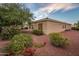 Landscaped backyard with gravel and desert plants at 13431 W Los Bancos Dr, Sun City West, AZ 85375