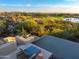 Stunning pool and patio area with golf course views at 10755 E Stoney Ln, Scottsdale, AZ 85262