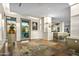 Spacious entryway with tile floors and modern decor at 10755 E Stoney Ln, Scottsdale, AZ 85262