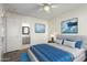 Main bedroom with en-suite bathroom and stylish decor at 16053 N 26Th Cir, Phoenix, AZ 85023