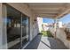 Private patio with sliding glass door access at 16053 N 26Th Cir, Phoenix, AZ 85023