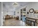 Bright dining area with table and chairs near back door at 26853 N 176Th Dr, Surprise, AZ 85387