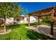 Backyard with gazebo, patio, and spacious lawn at 907 E 9Th Ave, Mesa, AZ 85204