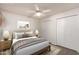 Virtually staged bedroom featuring a comfortable bed and stylish decor at 542 S Higley Rd # 99, Mesa, AZ 85206