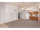 Living room with vaulted ceiling and open floor plan at 542 S Higley Rd # 99, Mesa, AZ 85206