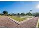 Well-maintained bocce ball court in a community park at 4307 E Jesse St, Gilbert, AZ 85295