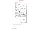 Floor plan showcasing a spacious layout with 3 bedrooms and 2 car garage at 4307 E Jesse St, Gilbert, AZ 85295