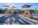 Two shaded playground structures with slides and climbing features at 4307 E Jesse St, Gilbert, AZ 85295