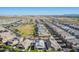 Aerial view of community with numerous homes and green spaces at 4307 E Jesse St, Gilbert, AZ 85295
