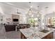 Gourmet kitchen with granite countertops and modern cabinetry at 27808 N Desierto Dr, Rio Verde, AZ 85263