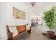 Elegant entryway with view into the living area at 27808 N Desierto Dr, Rio Verde, AZ 85263