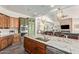 Modern kitchen featuring double ovens and large island at 27808 N Desierto Dr, Rio Verde, AZ 85263