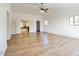 Spacious main bedroom with hardwood floors and ensuite bathroom access at 10233 E Caron St, Scottsdale, AZ 85258