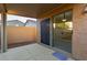 Covered patio with sliding glass door access at 6321 S Teresa Dr, Chandler, AZ 85249