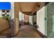 Private patio with sliding glass doors at 540 N May St # 1109, Mesa, AZ 85201