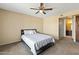 Serene bedroom with a double bed and ensuite bathroom access at 540 N May St # 3106, Mesa, AZ 85201