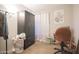 Bedroom with a wardrobe, and a desk and chair at 3840 N 43Rd Ave # 58, Phoenix, AZ 85031