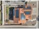 Aerial view of house showing solar panels on roof at 2120 N 125Th Ave, Avondale, AZ 85392