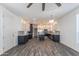Open concept kitchen with island and stainless steel appliances at 7750 E Broadway Rd # 723, Mesa, AZ 85208