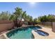 Relaxing pool and spa with a large backyard at 16847 S 13Th Way, Phoenix, AZ 85048