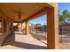 Covered patio overlooking the pool and spa at 16847 S 13Th Way, Phoenix, AZ 85048