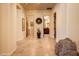 Hallway with tile flooring and access to laundry and bathrooms at 27440 N Alma School Pkwy # 33-1, Scottsdale, AZ 85262