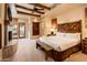 Spacious bedroom with fireplace and private access to backyard at 27440 N Alma School Pkwy # 33-1, Scottsdale, AZ 85262