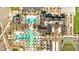 Aerial view of community pool area and clubhouse at 17197 W Thousand Oaks St, Surprise, AZ 85388