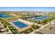 Community tennis courts with surrounding landscape at 17197 W Thousand Oaks St, Surprise, AZ 85388