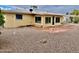 Backyard with gravel, patio, and home exterior at 5522 E Colby St, Mesa, AZ 85205