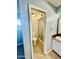 Clean bathroom with shower/tub combo and tile flooring at 5522 E Colby St, Mesa, AZ 85205