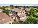 Aerial view of house and neighborhood from the side at 3478 E Park Ave, Gilbert, AZ 85234