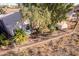 Aerial view of backyard with large tree at 11544 W Javelina Ct, Surprise, AZ 85378