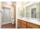 Clean bathroom with shower, toilet and vanity at 7950 E Keats Ave # 130, Mesa, AZ 85209