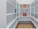 Well-organized pantry with ample shelving at 45680 W Barbara Ln, Maricopa, AZ 85139