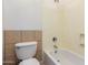 Simple bathroom with a shower/tub combo and neutral tile at 2914 E Gary Way, Phoenix, AZ 85042
