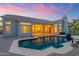 Stunning pool and patio area with a basketball hoop at 18221 N 53Rd St, Scottsdale, AZ 85254