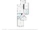 Floor plan highlighting an open concept living area, kitchen, and primary bedroom at 8133 E Cortez Dr, Scottsdale, AZ 85260