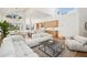 Spacious living room with modern furniture and fireplace at 8133 E Cortez Dr, Scottsdale, AZ 85260