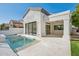 Private pool and spa with modern design at 8133 E Cortez Dr, Scottsdale, AZ 85260