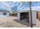 Metal storage shed with brick storage inside at 8581 W Ironwood Dr, Peoria, AZ 85345