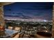 Night view from balcony overlooking city lights at 5802 E Cholla Ln, Paradise Valley, AZ 85253