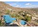 Stunning pool and spa with mountain views at 5802 E Cholla Ln, Paradise Valley, AZ 85253