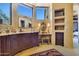 Elegant bathroom with double vanity and built-in shelves at 5802 E Cholla Ln, Paradise Valley, AZ 85253