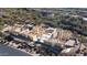 Aerial view of a large house under construction, showing significant progress at 10023 E Filaree Ln, Scottsdale, AZ 85262