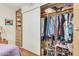 Well-organized closet with ample hanging space at 2650 W Union Hills Dr # 184, Phoenix, AZ 85027