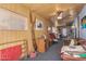 Living Room with brown leather couch and ceiling fan at 2650 W Union Hills Dr # 184, Phoenix, AZ 85027