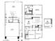 Two-story floor plan with 3 bedrooms and a loft at 2442 W Rowel Rd, Phoenix, AZ 85085