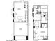 Two-story home floor plan, 3 bedrooms, 2.5 baths, 2-car garage, and deck at 2445 W Rowel Rd, Phoenix, AZ 85085
