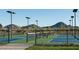Outdoor pickleball courts with mountain views at 2445 W Rowel Rd, Phoenix, AZ 85085